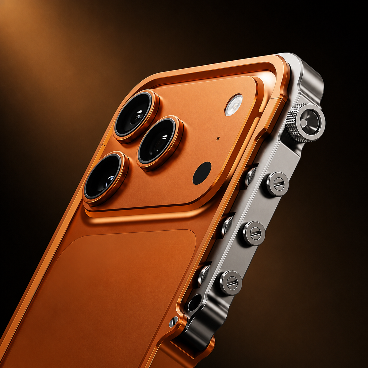 Premium iPhone Case Magnetic Aluminum Alloy Armor Shockproof Protective Cover Reinforced Metal Frame Anti Scratch Non Slip Glitter Heat Resistant Rugged Slim