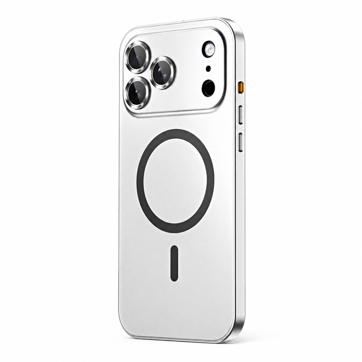 Premium iPhone Case Magnetic Aluminum Alloy Metal Shockproof Protective Cover Camera Lens Glass Protection Non Slip Tough Slim Reinforced Bumper Case