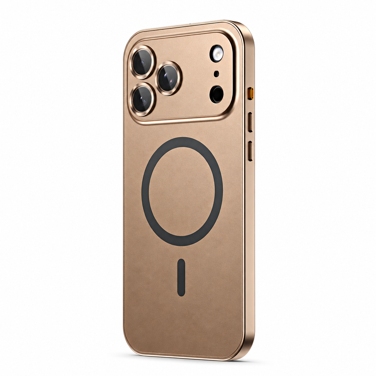 Premium iPhone Case Magnetic Aluminum Alloy Metal Shockproof Protective Cover Camera Lens Glass Protection Non Slip Tough Slim Reinforced Bumper Case