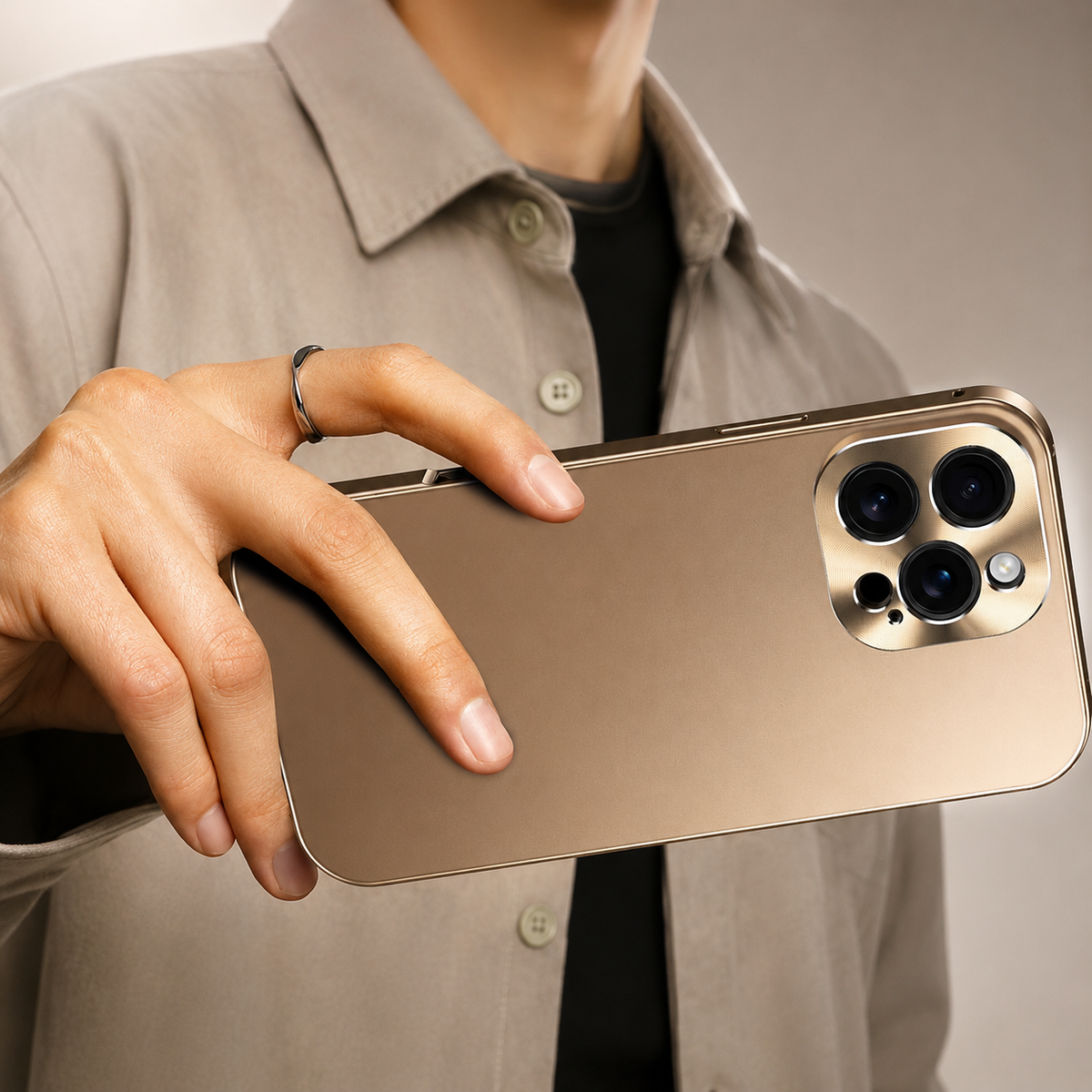 Premium iPhone Case Magnetic Aluminum Frame Shockproof Protective Cover Full Camera Lens Protection Slim Metal Design Wireless Charging Compatible
