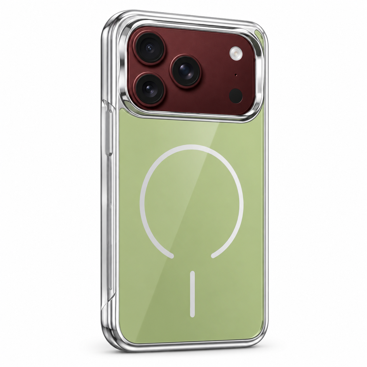 Premium iPhone Case Magnetic Built In Screen Protector Glass PC Full Wrap Shockproof Foldable Anti Scratch Non Slip Wireless Charging Protective Cover