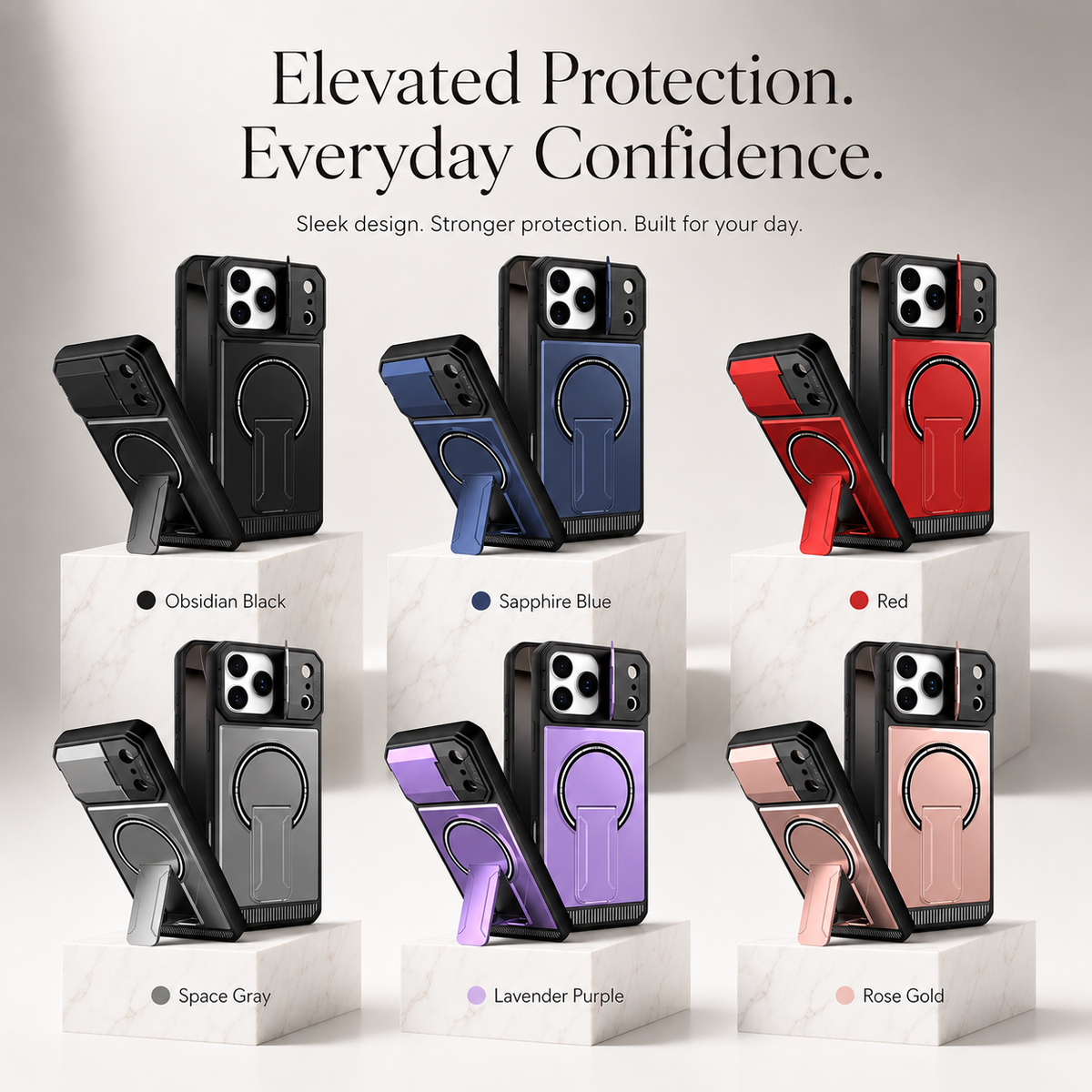 Premium iPhone Case Magnetic Carbon Fiber Leather Kickstand Camera Lens Protector Stand Holder Shockproof Slim Protective Cover