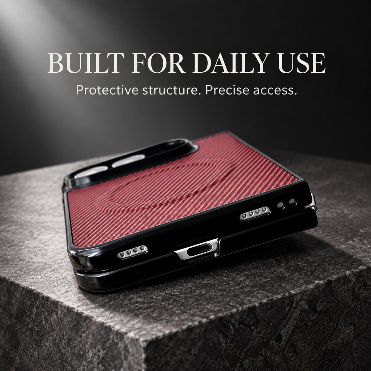 Premium iPhone Case Magnetic Carbon Fiber Texture Soft TPU Foldable Shockproof Anti Knock Wireless Charging Slim Protective Back Cover Case Design