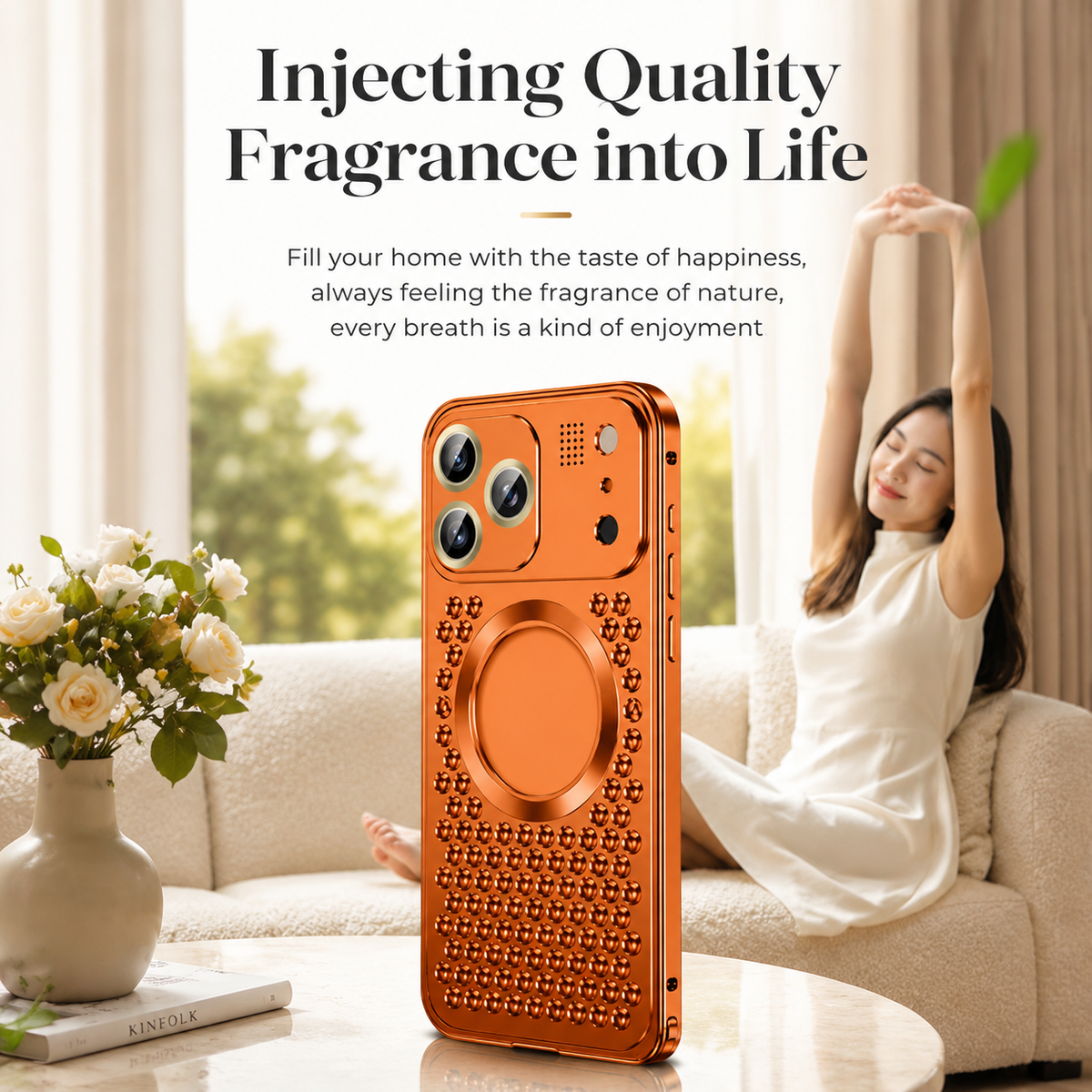 Premium iPhone Case Magnetic Protective Cover Aluminum Alloy Frame Heat Dissipation Metal Design Shockproof Anti Fall Camera Lens Guard Slim Structure