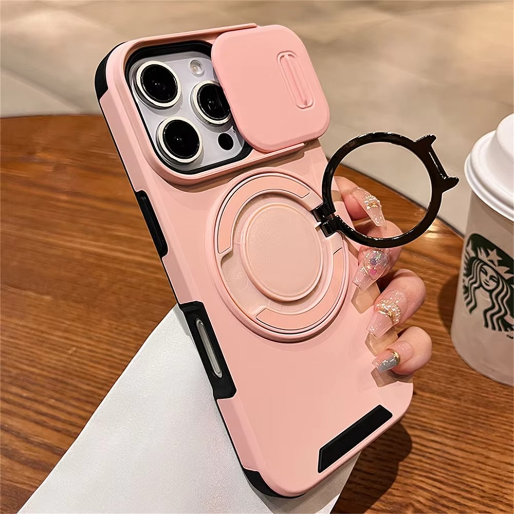 Premium iPhone Case Magnetic Rugged Armor Shockproof Protective Cover Heavy Duty Kickstand Anti Scratch Anti Fingerprint PC Acrylic Non Slip Full Coverage