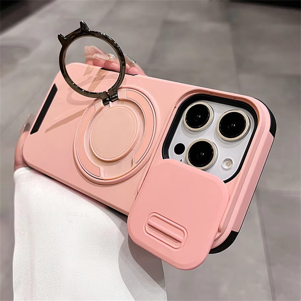 Premium iPhone Case Magnetic Rugged Armor Shockproof Protective Cover Heavy Duty Kickstand Anti Scratch Anti Fingerprint PC Acrylic Non Slip Full Coverage