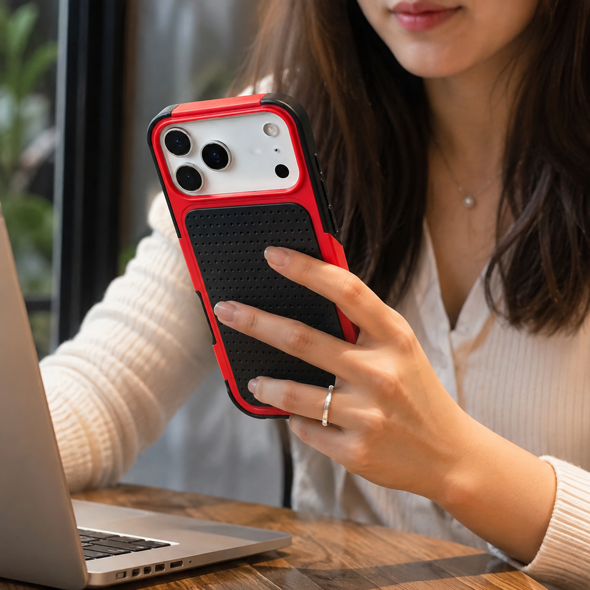 Premium iPhone Case Magnetic Rugged Armor Shockproof Protective Wallet Cover Card Holder Kickstand Anti Slip Reinforced Heavy Duty Full Coverage Grip