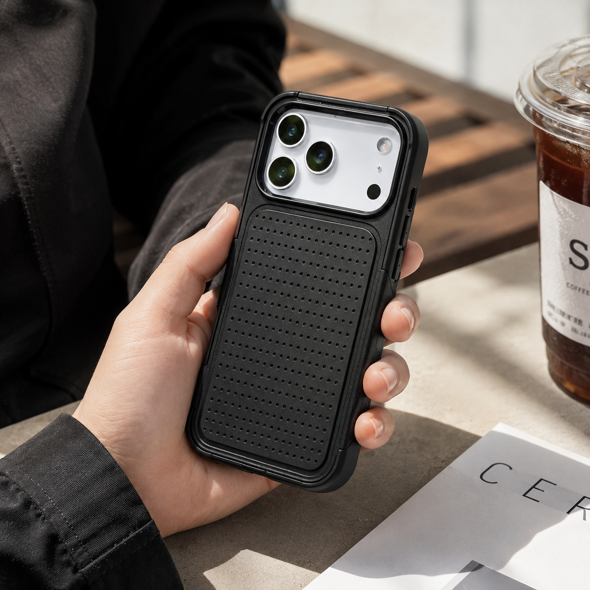 Premium iPhone Case Magnetic Rugged Armor Shockproof Protective Wallet Cover Card Holder Kickstand Anti Slip Reinforced Heavy Duty Full Coverage Grip