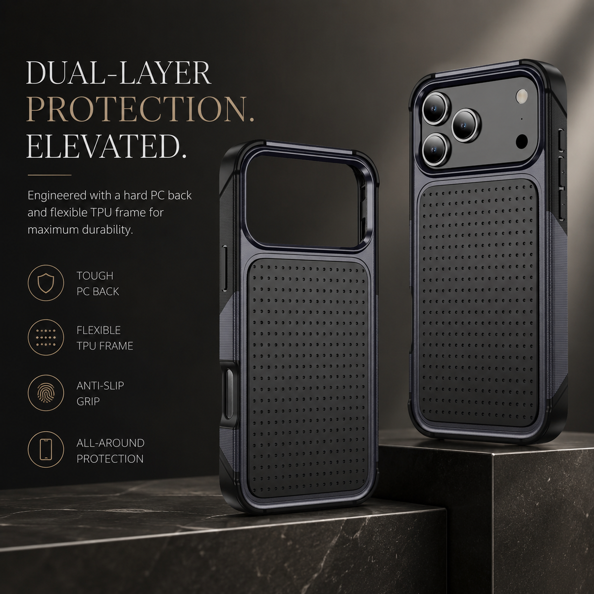 Premium iPhone Case Magnetic Rugged Armor Shockproof Protective Wallet Cover Card Holder Kickstand Anti Slip Reinforced Heavy Duty Full Coverage Grip