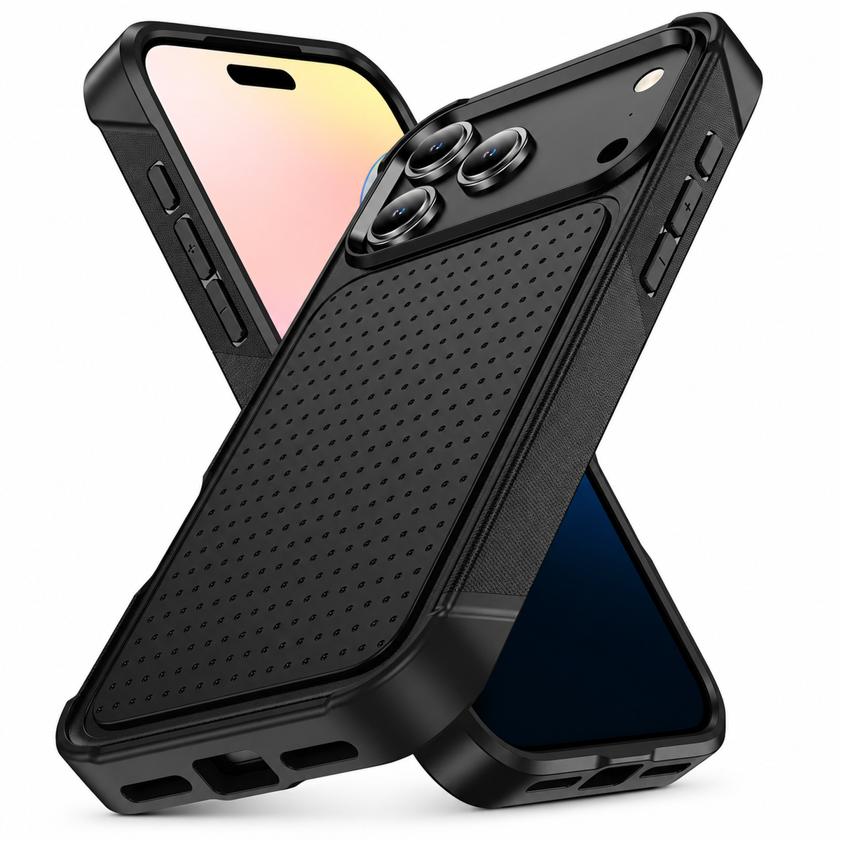 Premium iPhone Case Magnetic Rugged Armor Shockproof Protective Wallet Cover Card Holder Kickstand Anti Slip Reinforced Heavy Duty Full Coverage Grip
