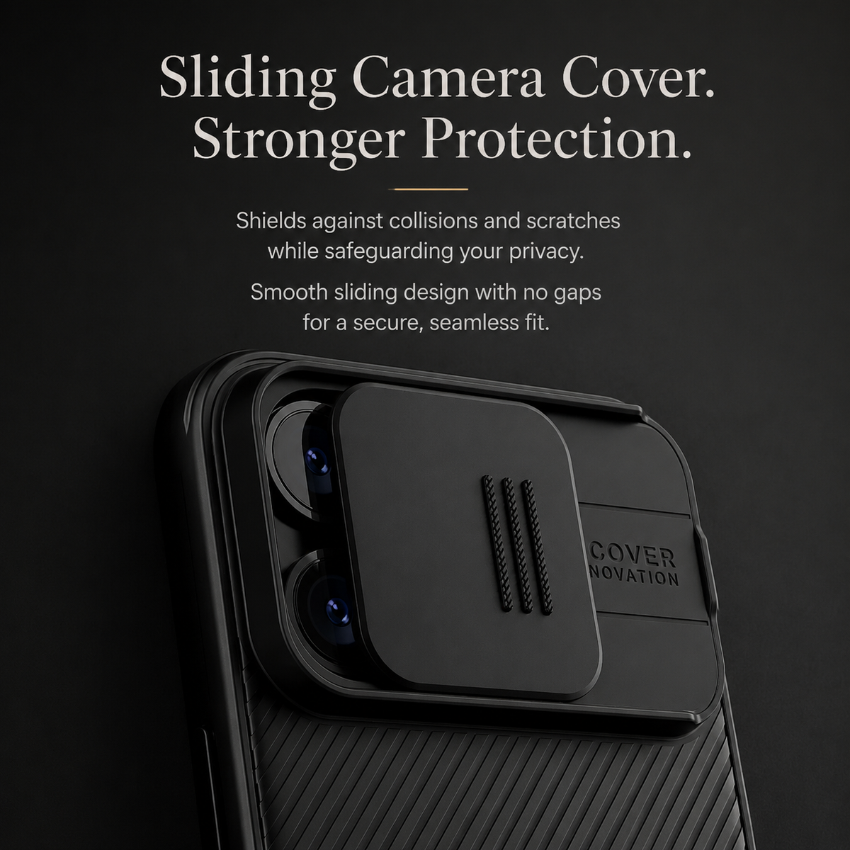 Premium iPhone Case Magnetic Rugged Shockproof Protective Cover Sliding Camera Lens Protection PC TPU Anti Slip Anti Scratch Reinforced Armor Full Coverage