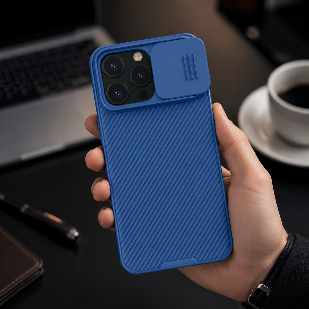 Premium iPhone Case Magnetic Rugged Shockproof Protective Cover Sliding Camera Lens Protection PC TPU Anti Slip Anti Scratch Reinforced Armor Full Coverage