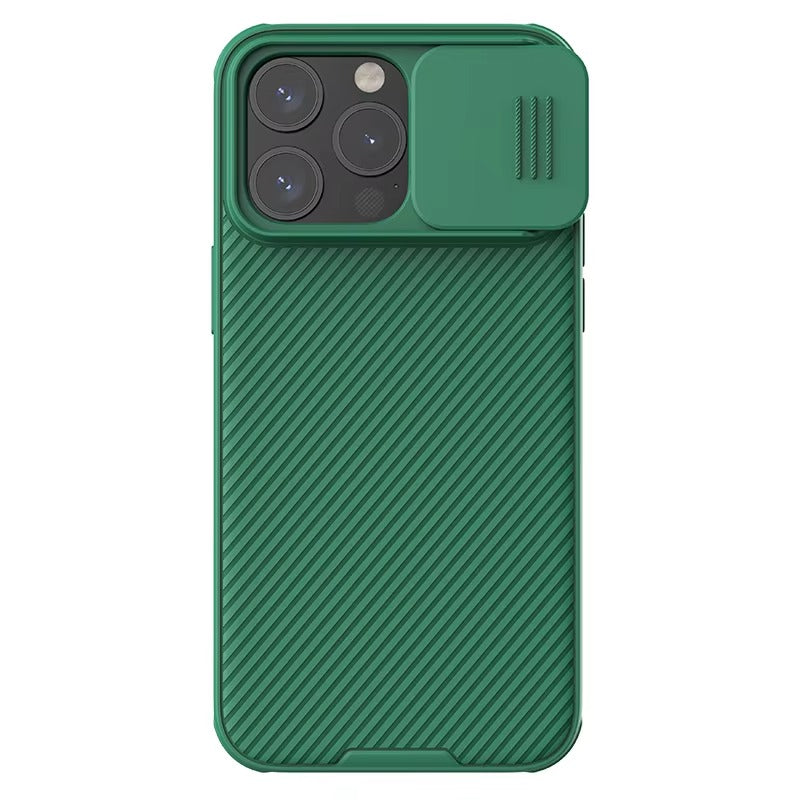 Premium iPhone Case Magnetic Rugged Shockproof Protective Cover Sliding Camera Lens Protection PC TPU Anti Slip Anti Scratch Reinforced Armor Full Coverage