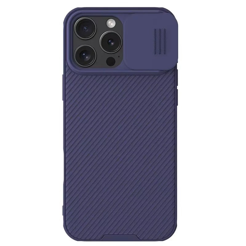 Premium iPhone Case Magnetic Rugged Shockproof Protective Cover Sliding Camera Lens Protection PC TPU Anti Slip Anti Scratch Reinforced Armor Full Coverage