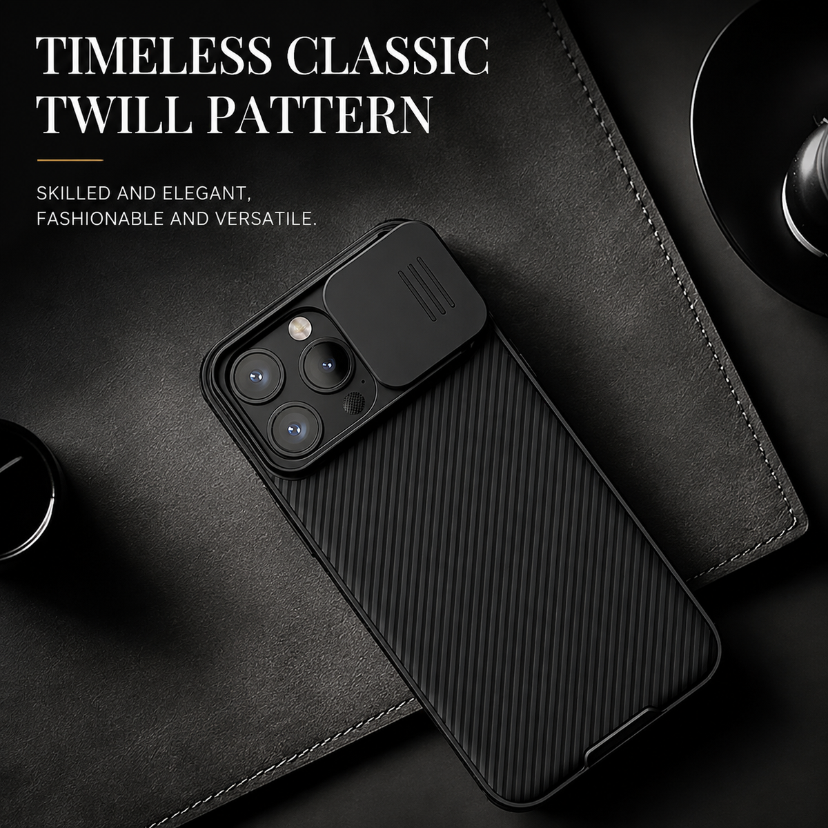 Premium iPhone Case Magnetic Rugged Shockproof Protective Cover Sliding Camera Lens Protection PC TPU Anti Slip Anti Scratch Reinforced Armor Full Coverage