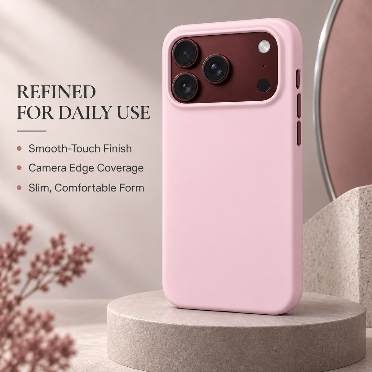 Premium iPhone Case Matte Candy Color Hard PC Silky Skin Feel Shockproof Anti Scratch Non Slip Foldable Protective Flip Bumper Cover Case Design