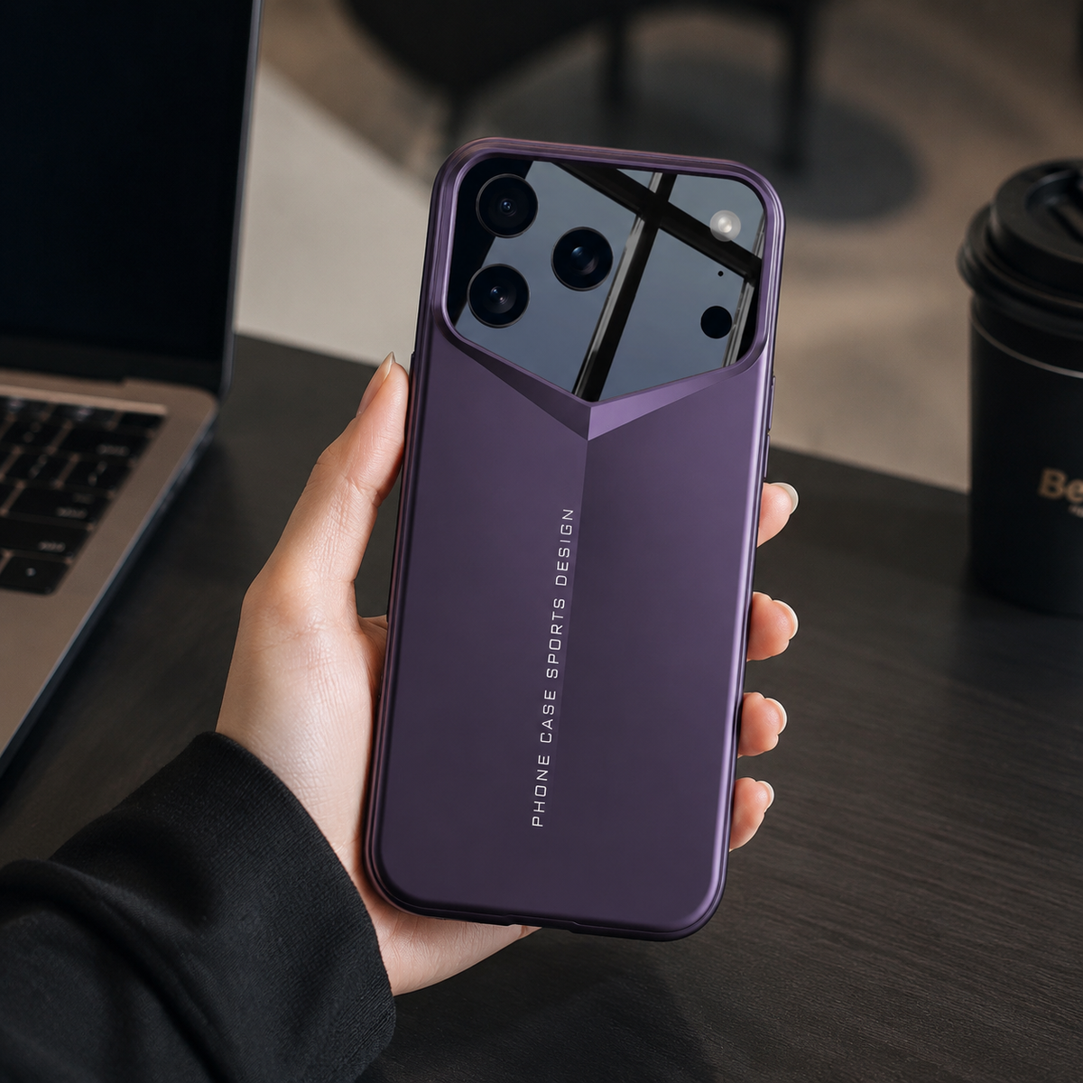 Premium iPhone Case Matte Hard PC Slim Protective Cover Camera Lens Protection Shockproof Anti Fingerprint Anti Scratch Lightweight Full Coverage Non Slip