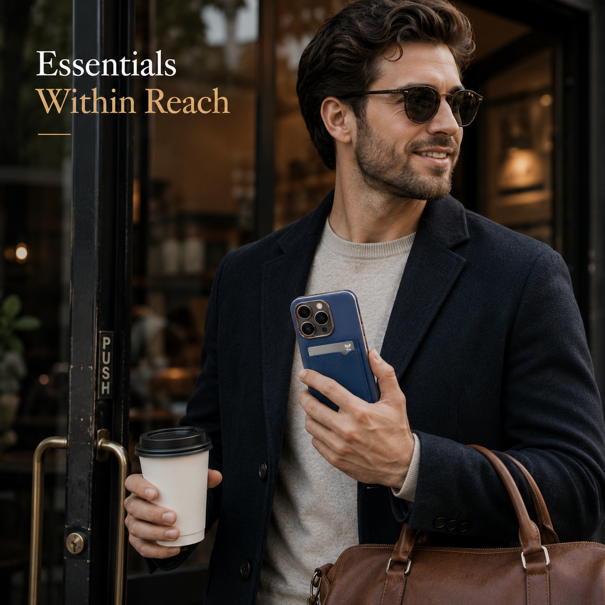 Premium iPhone Case PU Leather Foldable Stand Cover Shockproof Anti Scratch Matte Card Holder Protective Electroplated Frame Slim Full Coverage Secure