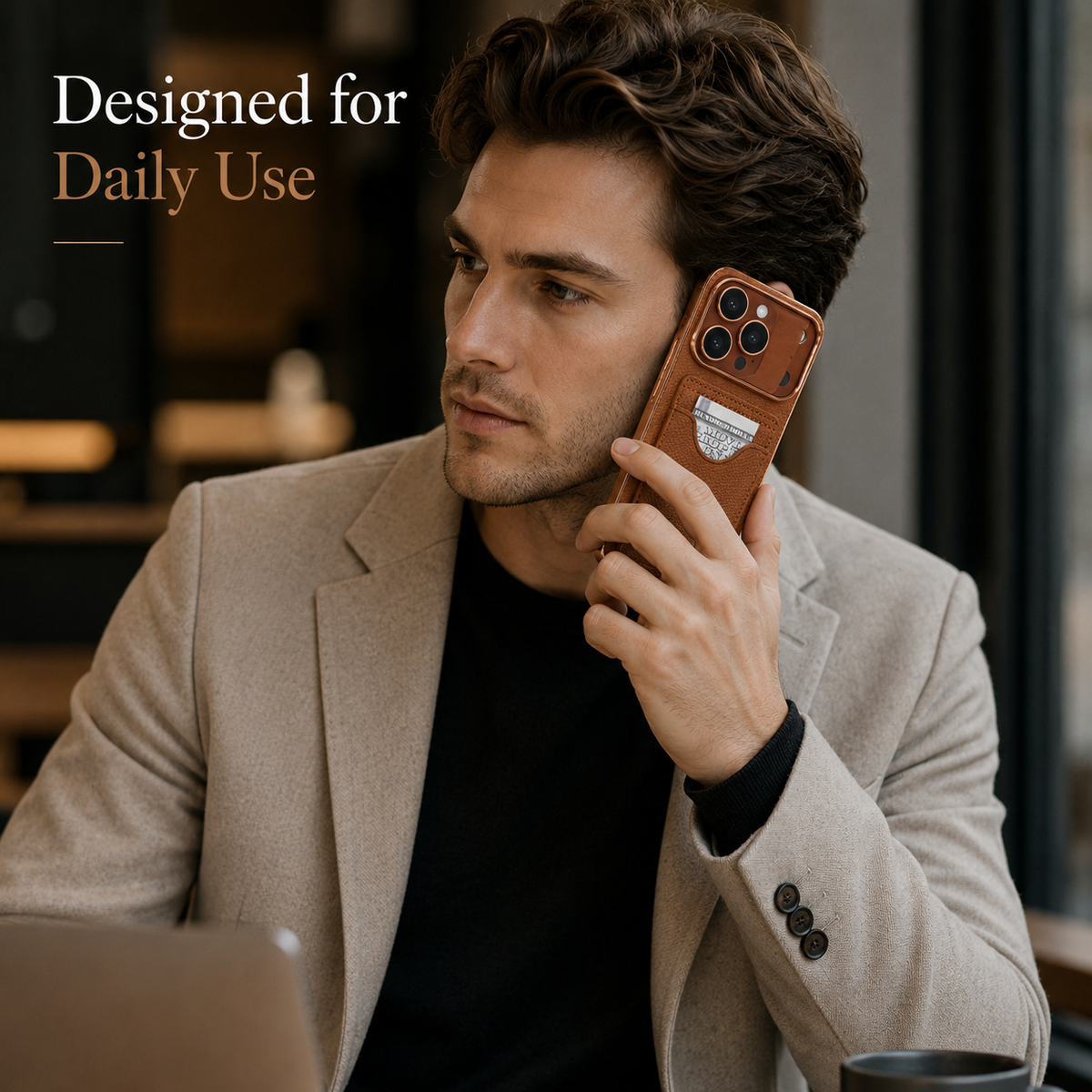 Premium iPhone Case PU Leather Foldable Stand Cover Shockproof Anti Scratch Matte Card Holder Protective Electroplated Frame Slim Full Coverage Secure