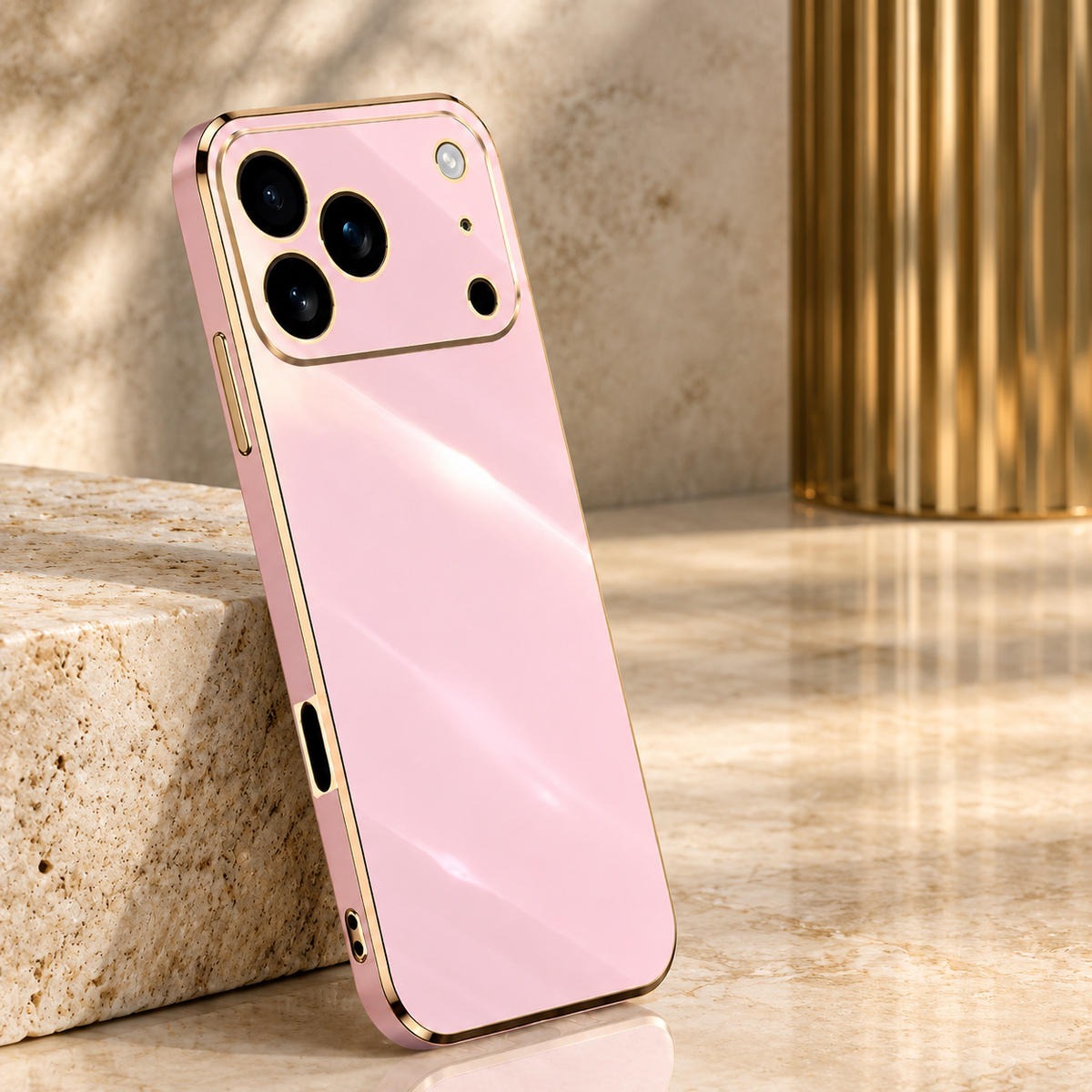 Premium iPhone Case Plating Silicone Shockproof Protective Cover Anti Scratch Lightweight Soft Bumper Full Coverage Slim Anti Slip Grip Design