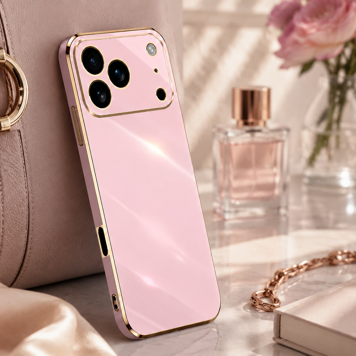 Premium iPhone Case Plating Silicone Shockproof Protective Cover Anti Scratch Lightweight Soft Bumper Full Coverage Slim Anti Slip Grip Design