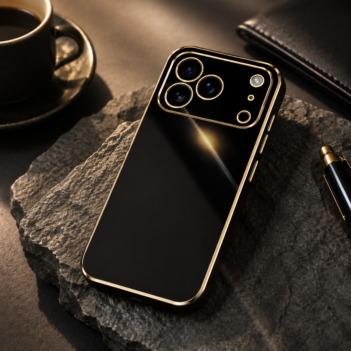 Premium iPhone Case Plating Silicone Shockproof Protective Cover Anti Scratch Lightweight Soft Bumper Full Coverage Slim Anti Slip Grip Design