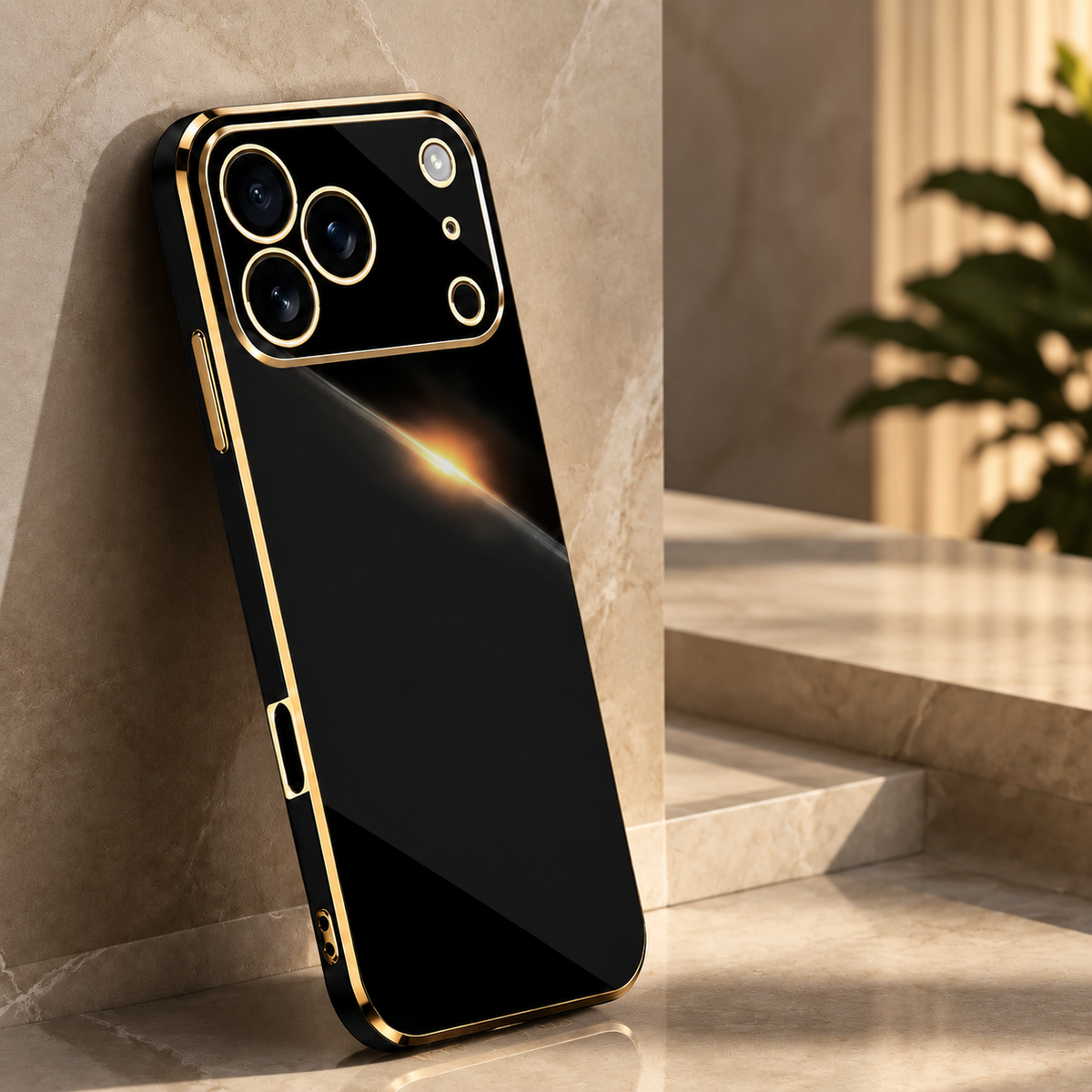 Premium iPhone Case Plating Silicone Shockproof Protective Cover Anti Scratch Lightweight Soft Bumper Full Coverage Slim Anti Slip Grip Design