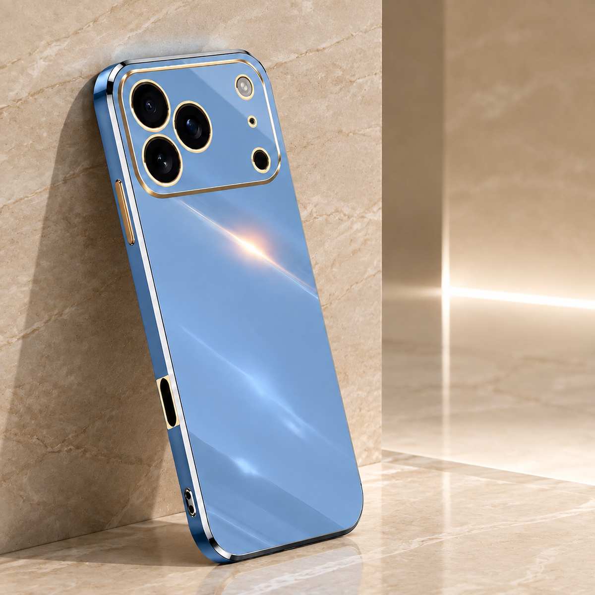 Premium iPhone Case Plating Silicone Shockproof Protective Cover Anti Scratch Lightweight Soft Bumper Full Coverage Slim Anti Slip Grip Design