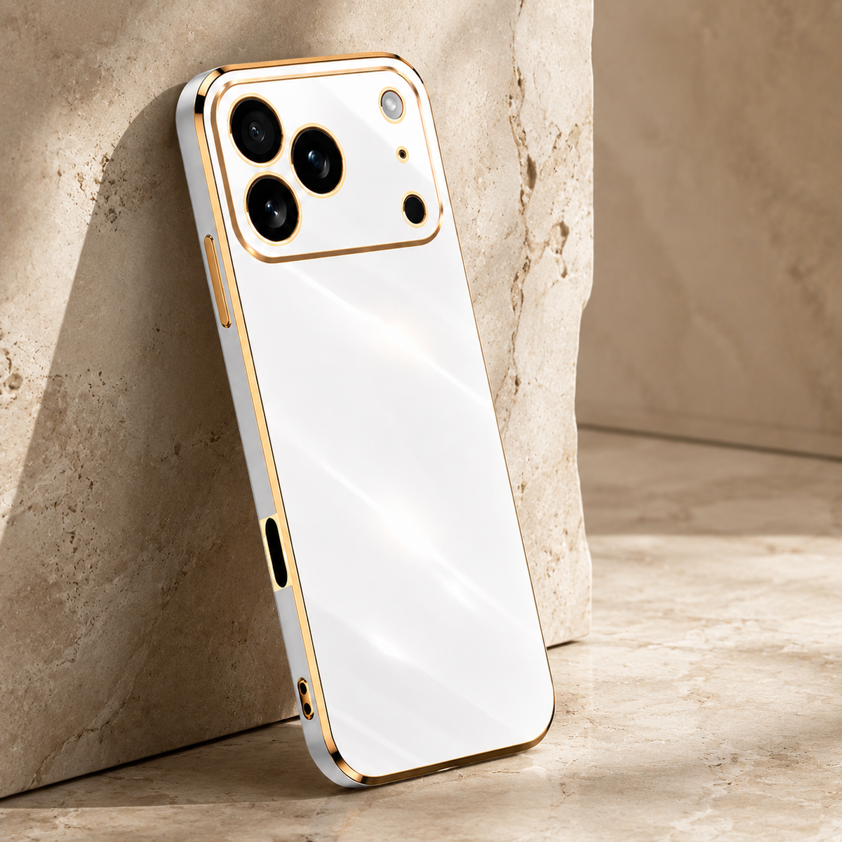 Premium iPhone Case Plating Silicone Shockproof Protective Cover Anti Scratch Lightweight Soft Bumper Full Coverage Slim Anti Slip Grip Design