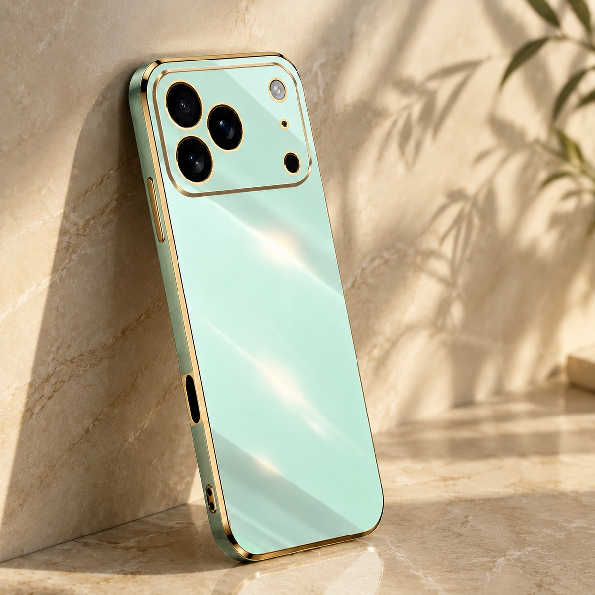 Premium iPhone Case Plating Silicone Shockproof Protective Cover Anti Scratch Lightweight Soft Bumper Full Coverage Slim Anti Slip Grip Design
