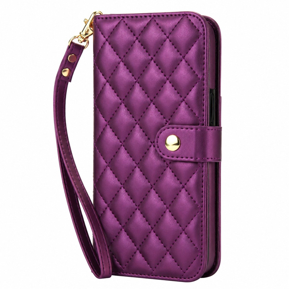 Premium iPhone Case RFID Blocking Wallet Crossbody Flip Cover PU Leather Card Holder Magnetic Closure Shockproof Protection Adjustable Strap Full Coverage