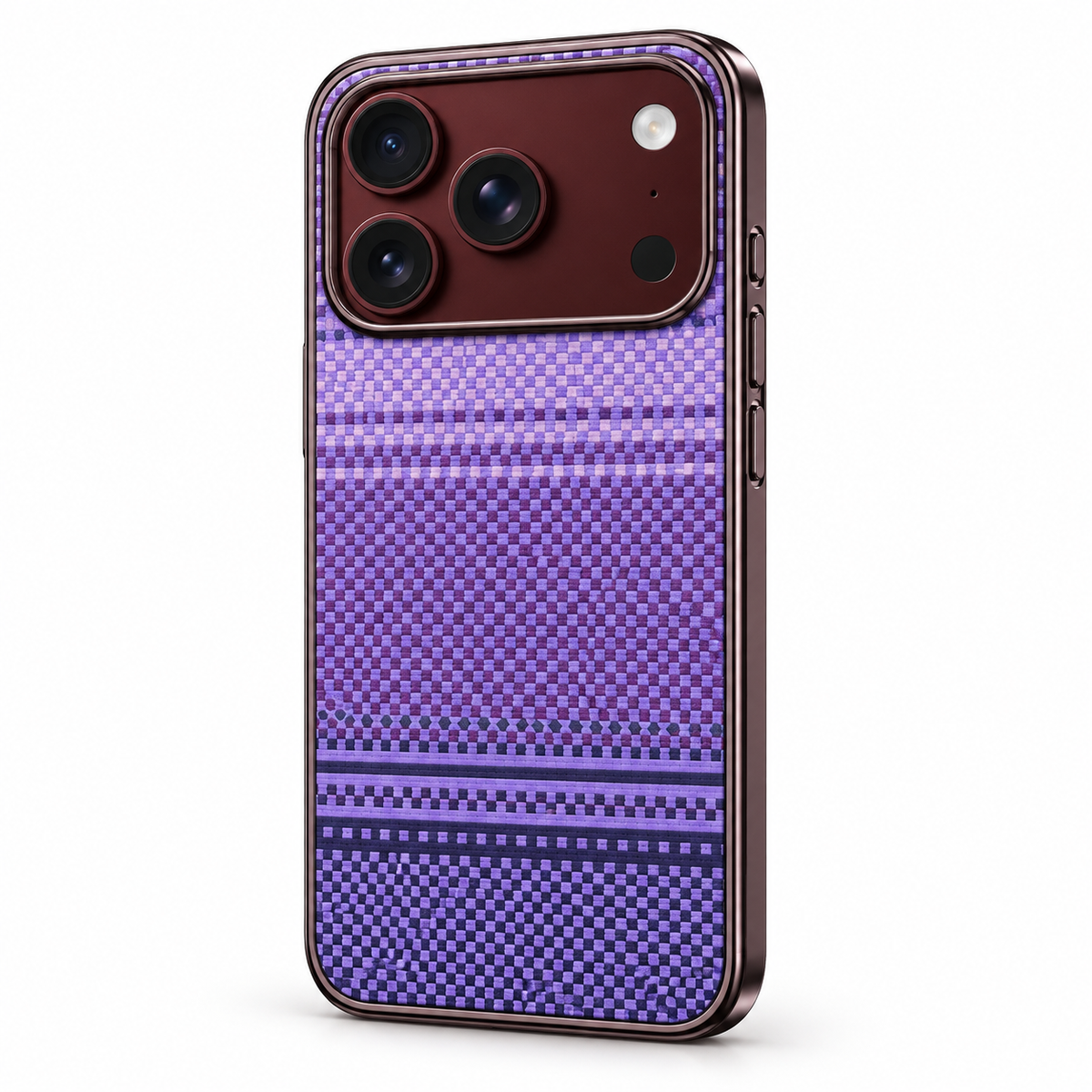 Premium iPhone Case Retro Leather Pattern Metal Magnetic Folding Bracket Tempered Film Shockproof PC TPU Foldable Protective Cover Case Design