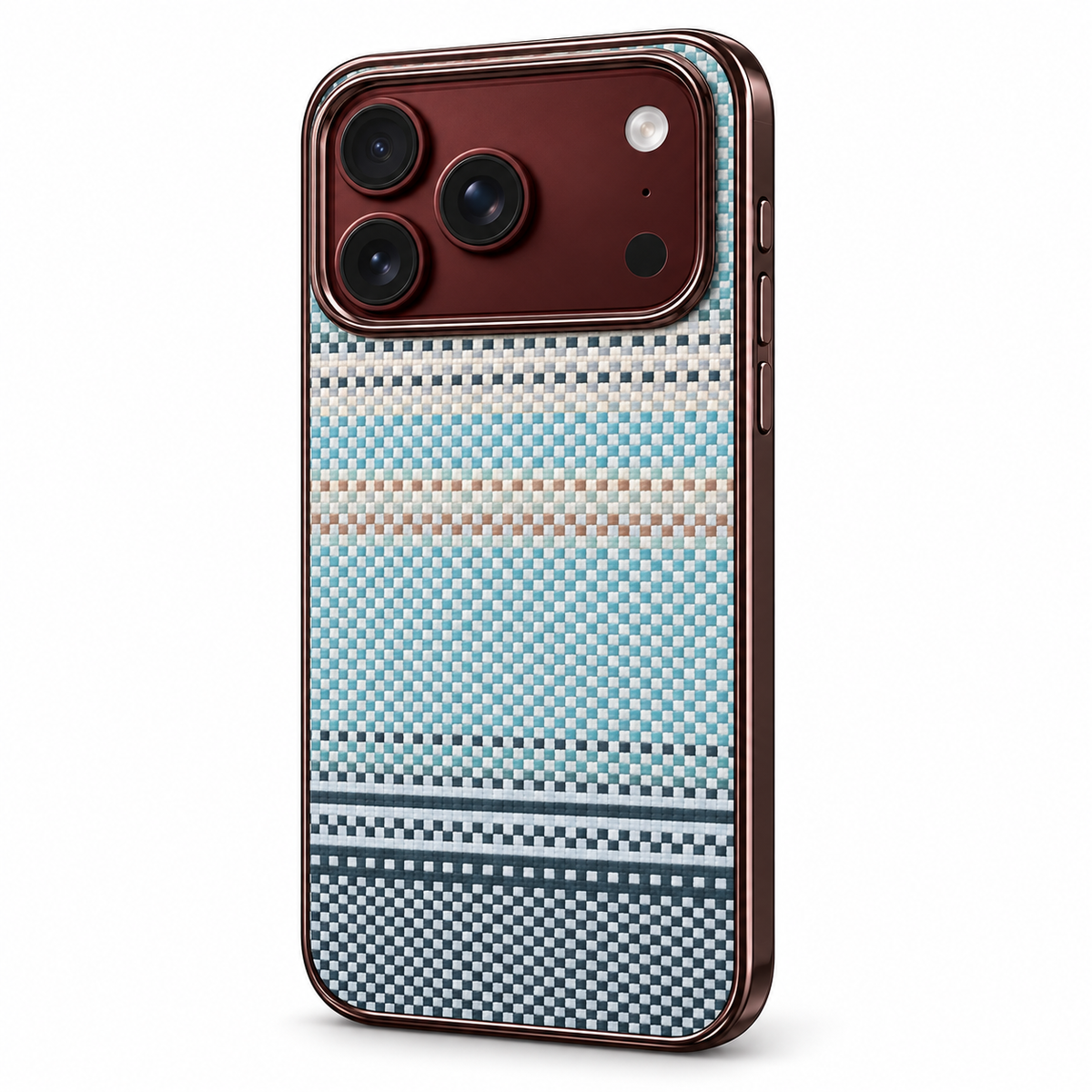 Premium iPhone Case Retro Leather Pattern Metal Magnetic Folding Bracket Tempered Film Shockproof PC TPU Foldable Protective Cover Case Design