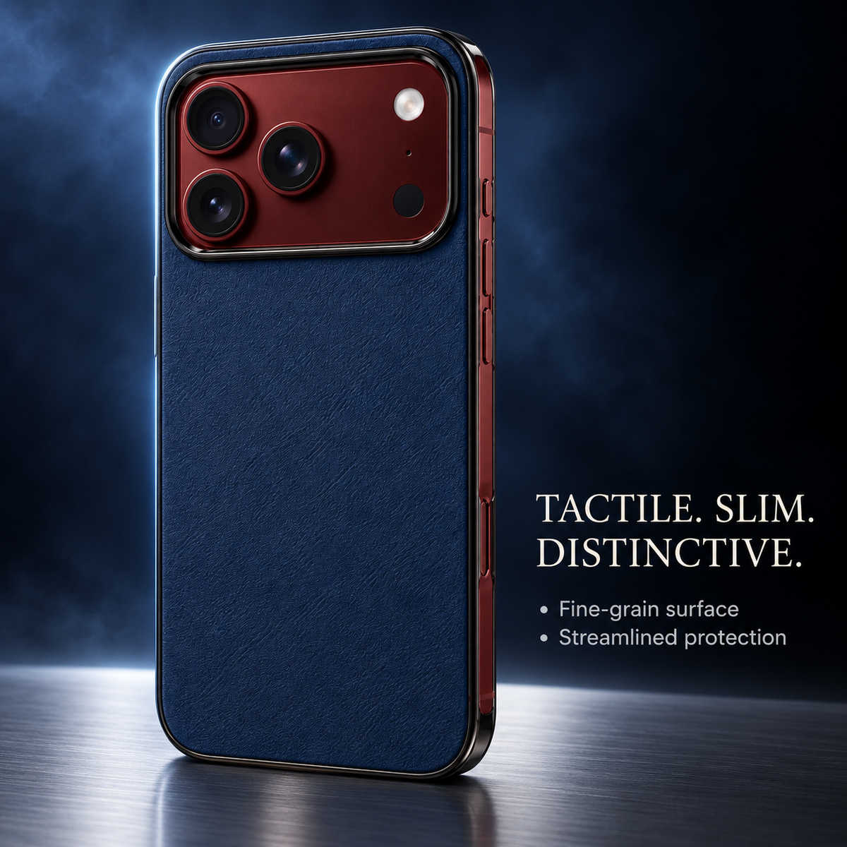 Premium iPhone Case Retro Leather Texture Semi Transparent Acrylic Soft Touch Sweat Resistant Slim Foldable Shockproof Protective Phone Cover Case Design