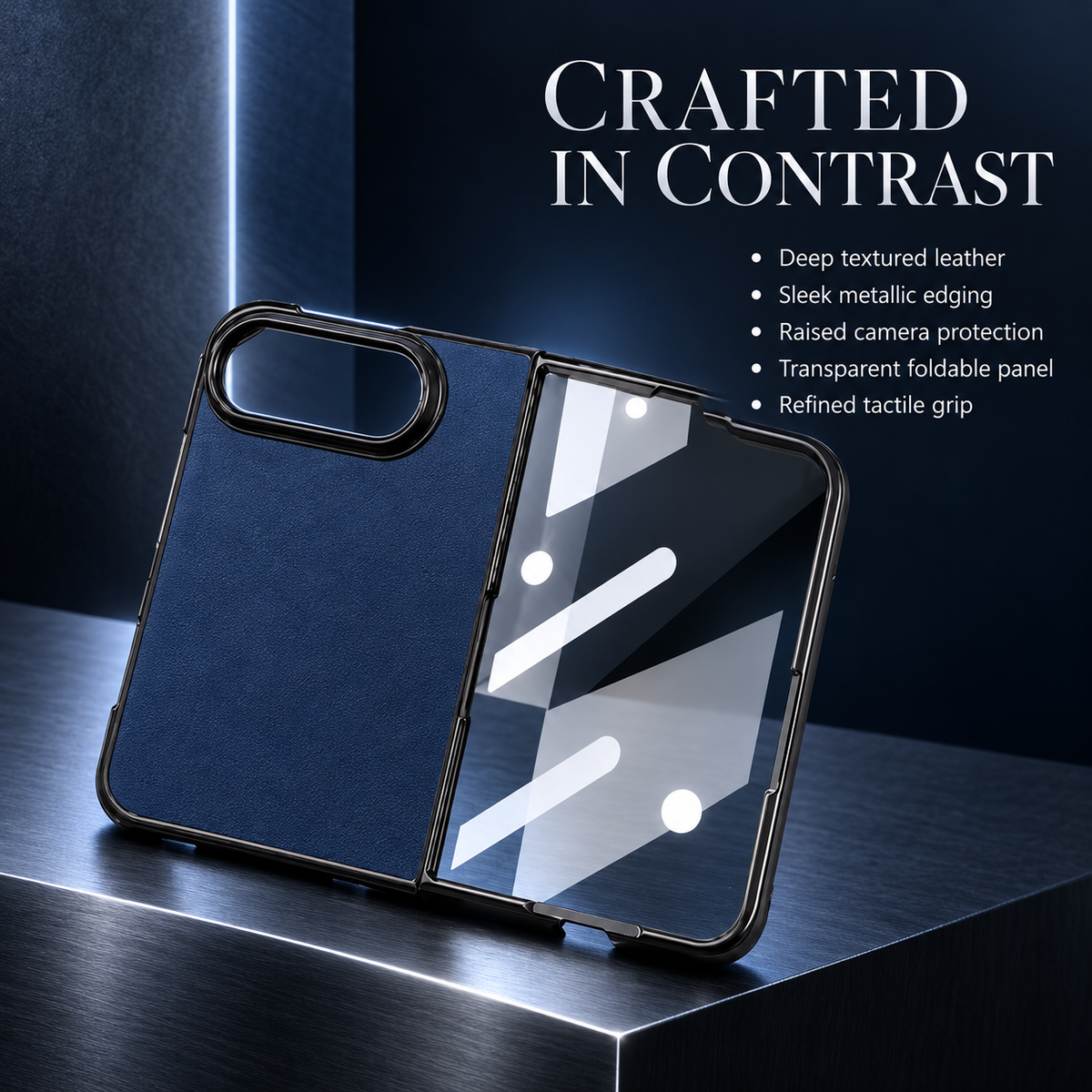 Premium iPhone Case Retro Leather Texture Semi Transparent Acrylic Soft Touch Sweat Resistant Slim Foldable Shockproof Protective Phone Cover Case Design