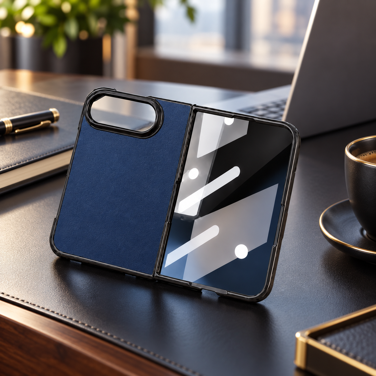 Premium iPhone Case Retro Leather Texture Semi Transparent Acrylic Soft Touch Sweat Resistant Slim Foldable Shockproof Protective Phone Cover Case Design