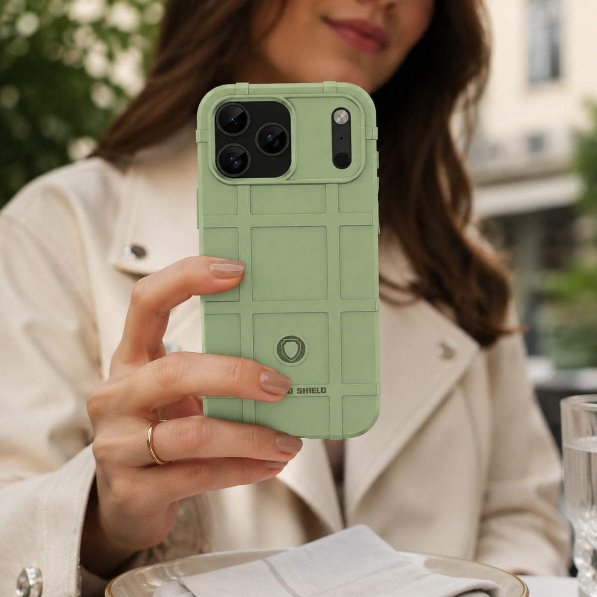 Premium iPhone Case Rugged Shield Military Grade Shockproof Drop Protection Reinforced Bumper Heavy Duty Anti Scratch Non Slip Tough Protective Cover Case
