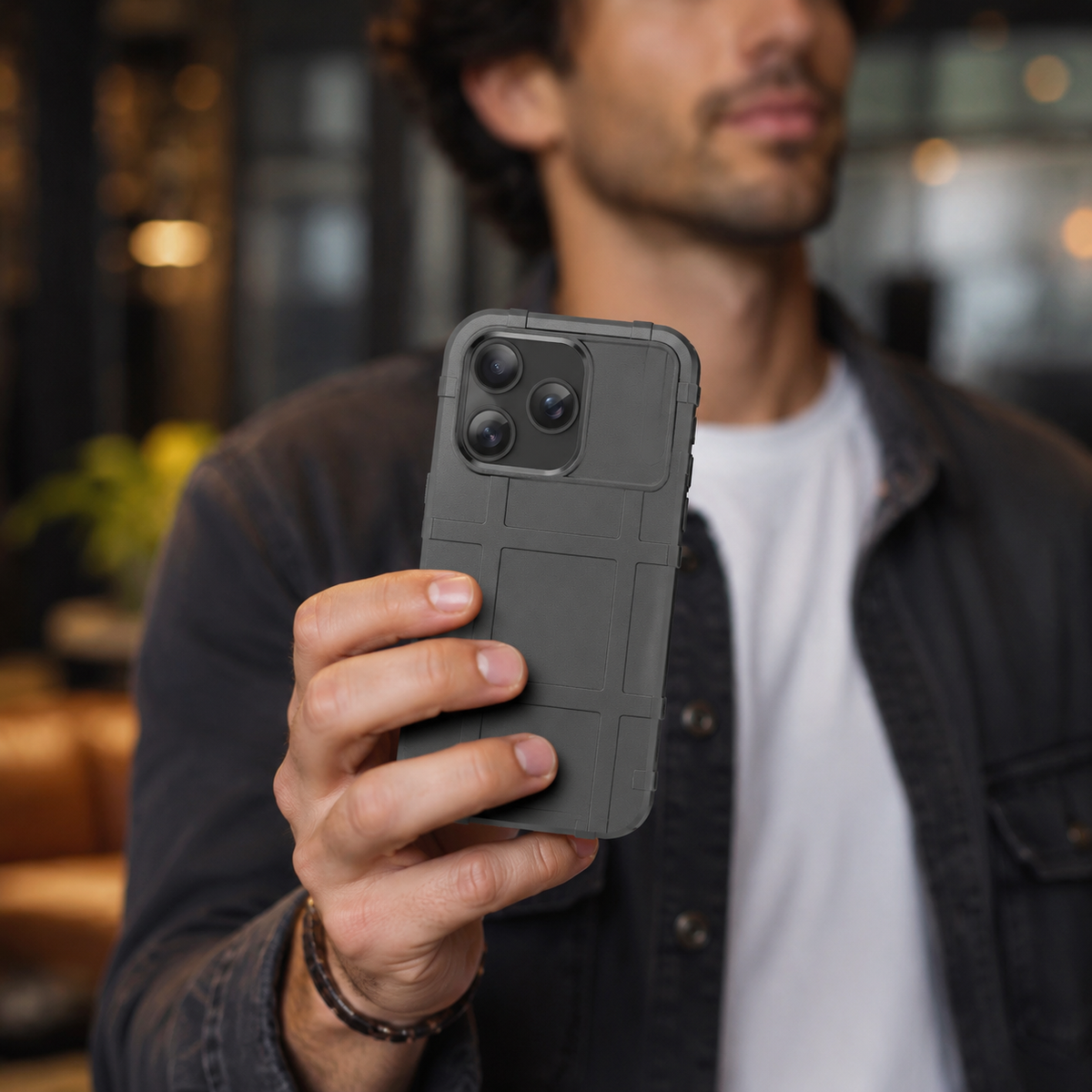 Premium iPhone Case Rugged Shield Military Grade Shockproof Drop Protection Reinforced Bumper Heavy Duty Anti Scratch Non Slip Tough Protective Cover Case