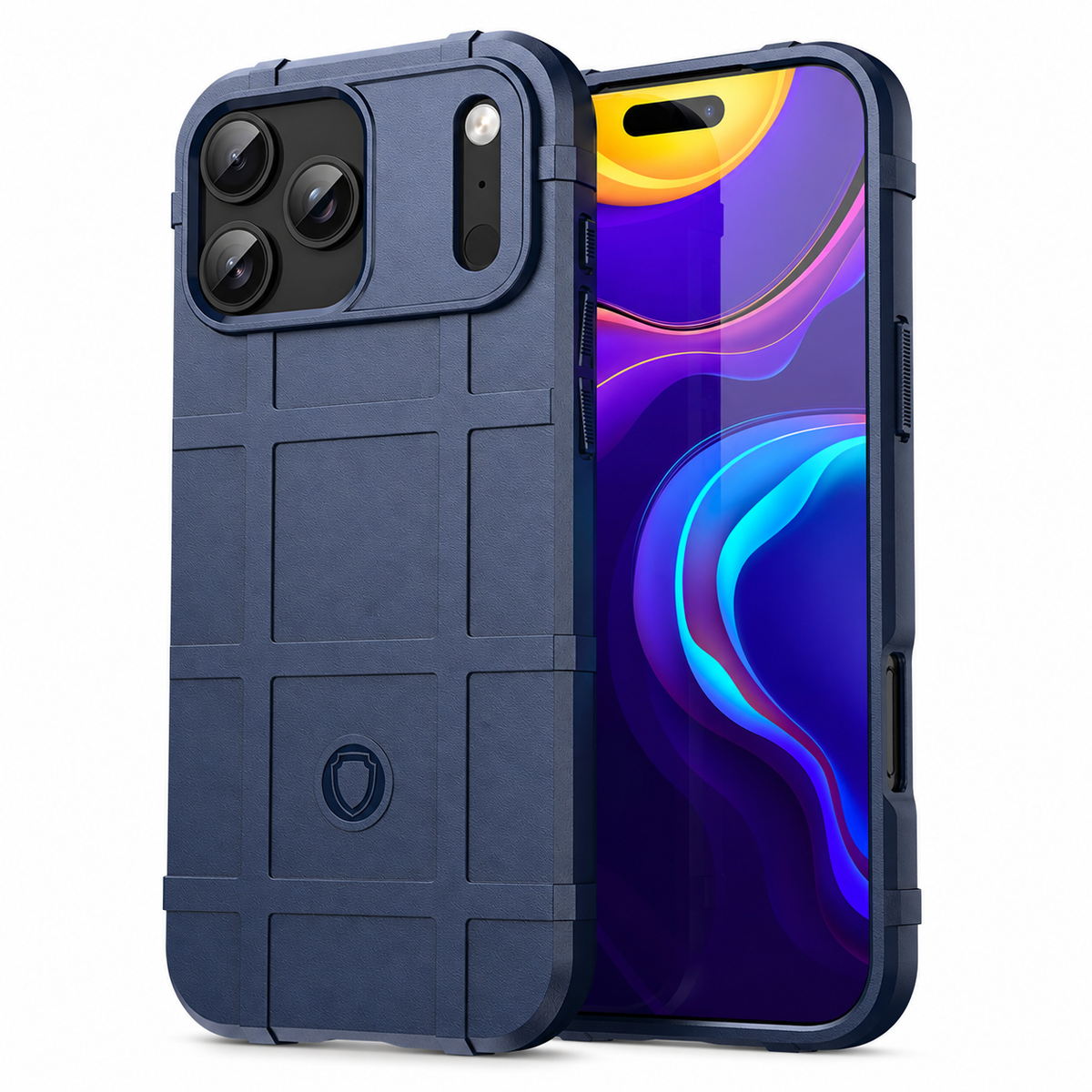 Premium iPhone Case Rugged Shield Military Grade Shockproof Drop Protection Reinforced Bumper Heavy Duty Anti Scratch Non Slip Tough Protective Cover Case