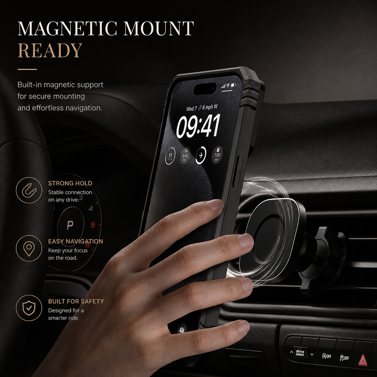 Premium iPhone Case Rugged Shockproof Kickstand Slide Camera Lens Protector PC TPU Anti Drop Reinforced Bumper Heavy Duty Protective Cover Case