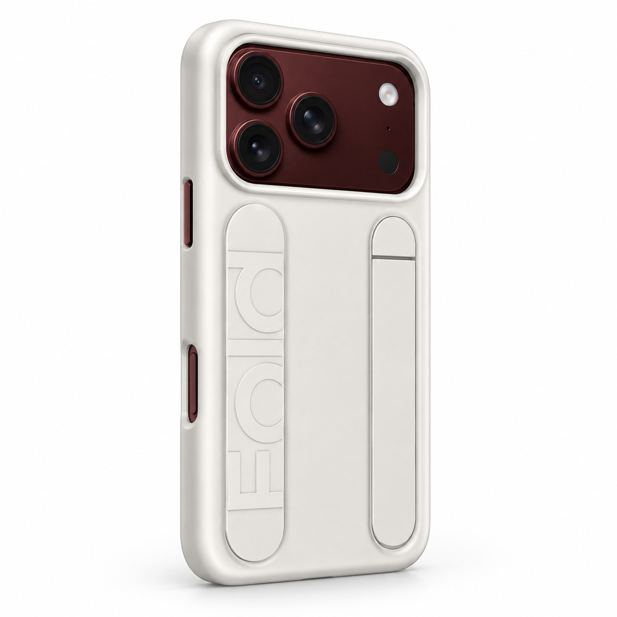 Premium iPhone Case Silicone Palm Strap Hinge Protection HD Screen Protector Shockproof PC TPU Slim Lightweight Foldable Protective Flip Cover Case