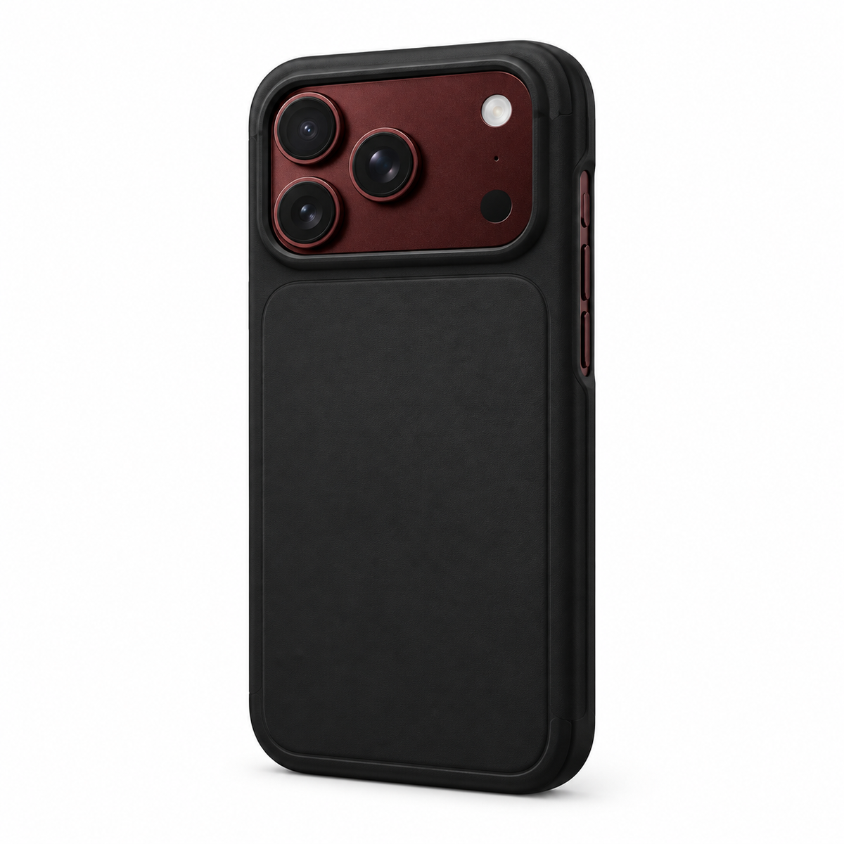 Premium iPhone Case Silicone Palm Strap Wristband Hinge Protection HD Screen Protector Shockproof PC TPU Slim Lightweight Foldable Protective Flip Cover