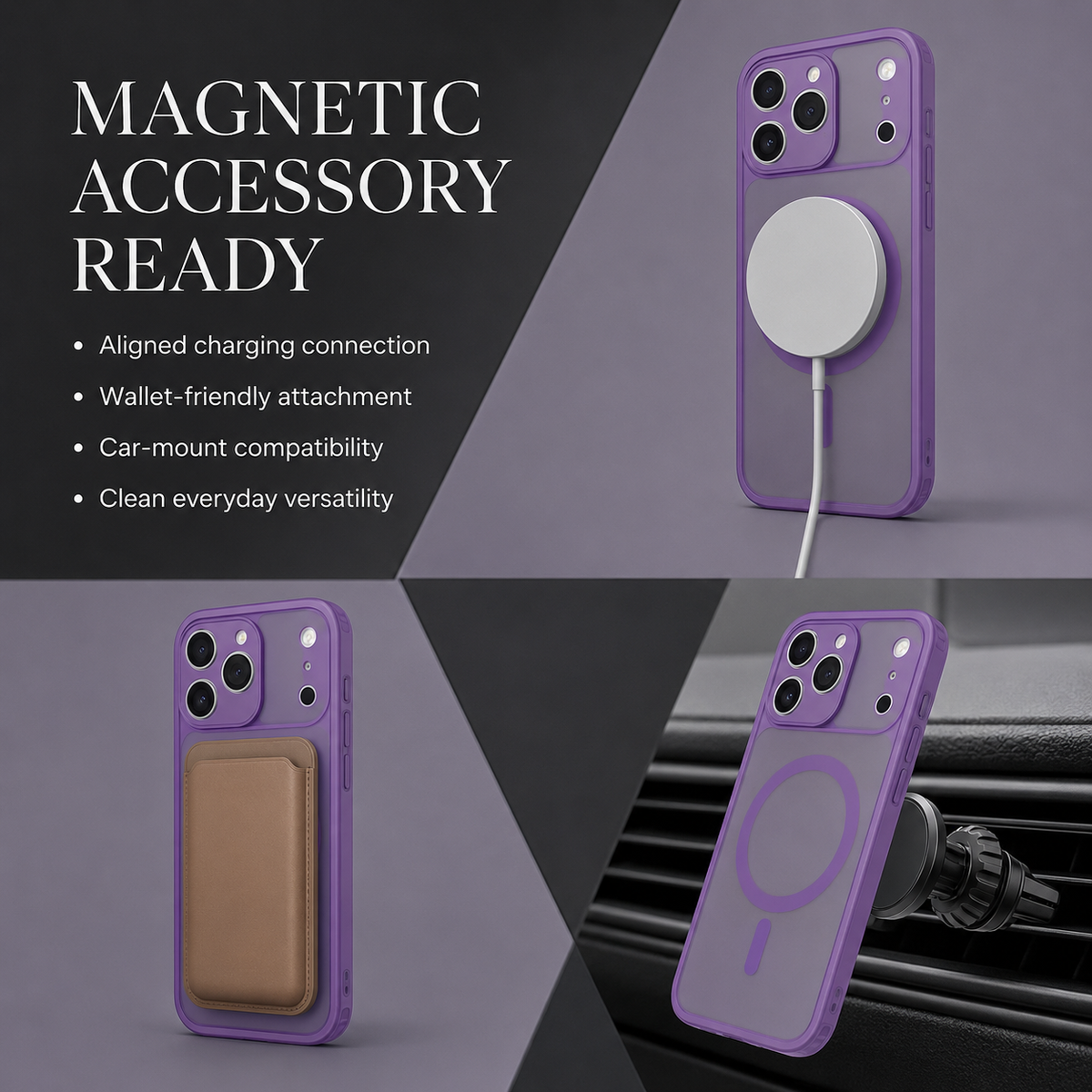 Premium iPhone Case Silicone Shockproof Wireless Charging Anti Fingerprint Anti Scratch Dustproof Non Slip Slim Soft Protective Bumper Phone Cover Case Design