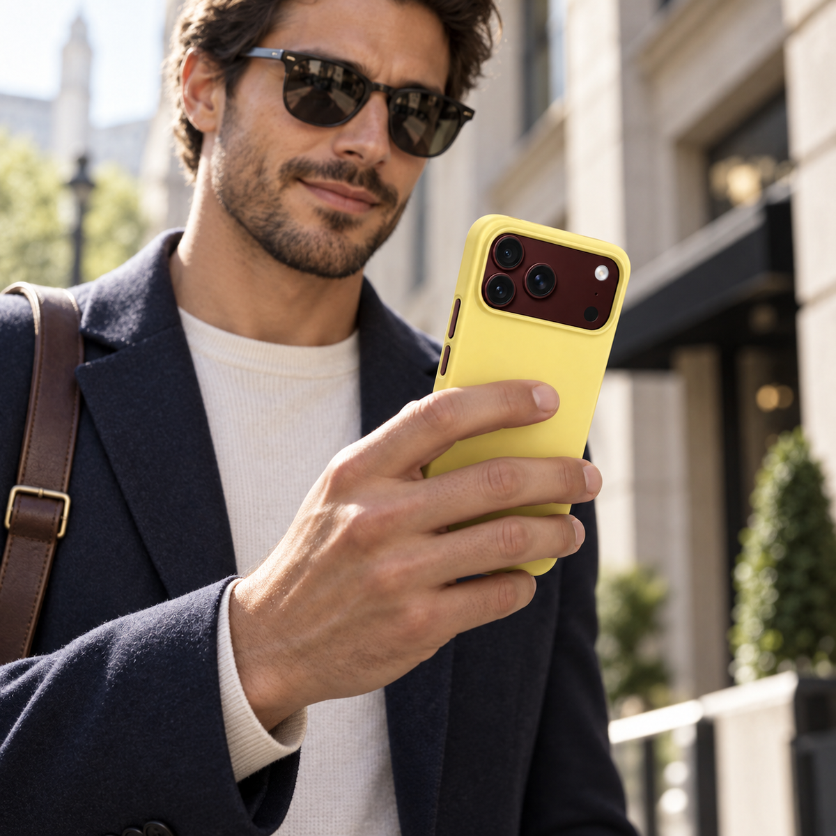 Premium iPhone Case Skin Feel Hinge Protection Shockproof Tough Anti Scratch Non Slip Dustproof Solid Color Foldable Protective Bumper Cover Case Design