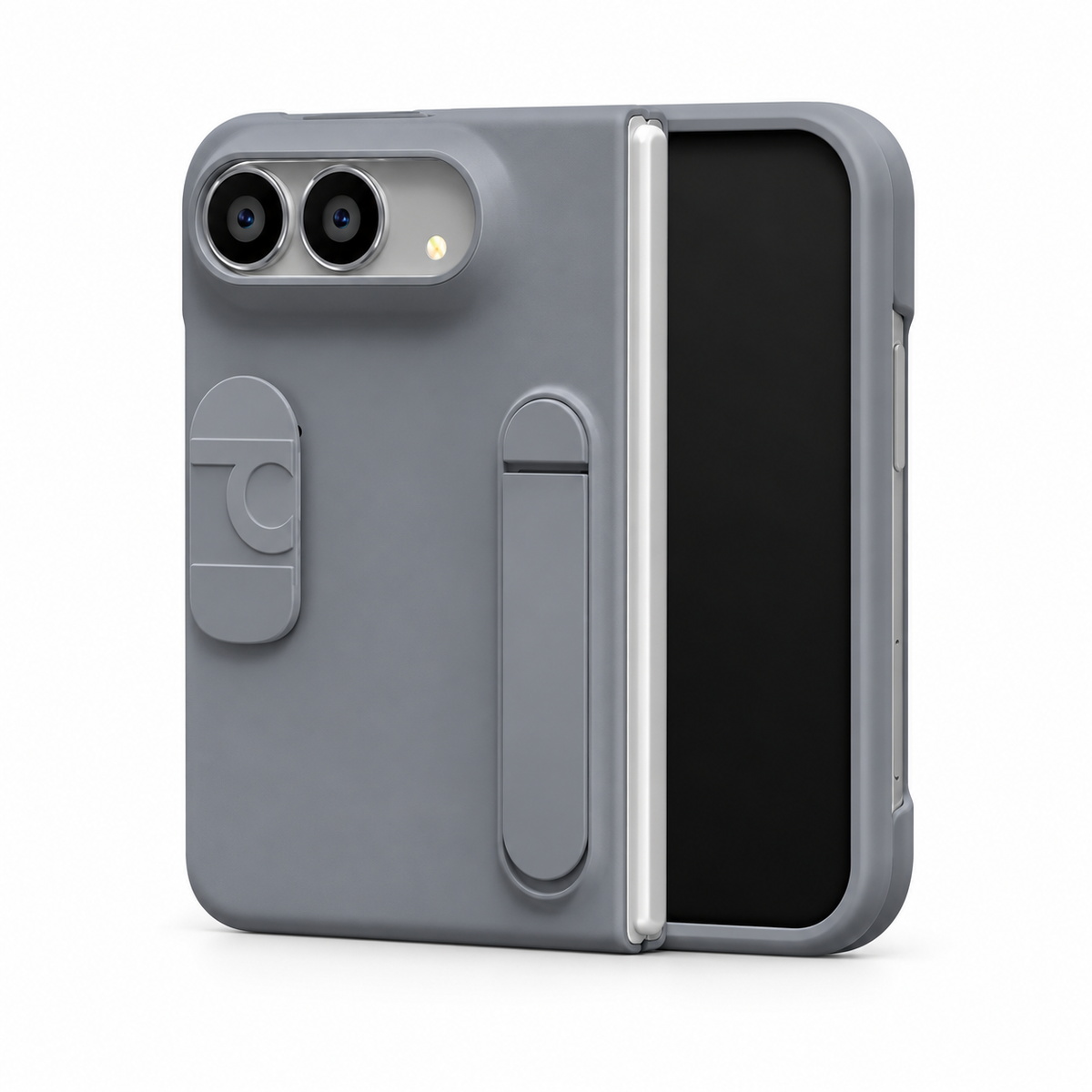 Premium iPhone Case Skin Feel Silicone Wrist Strap Kickstand Full Camera Protection Shockproof PC TPU Slim Soft Touch Protective Cover Case Design
