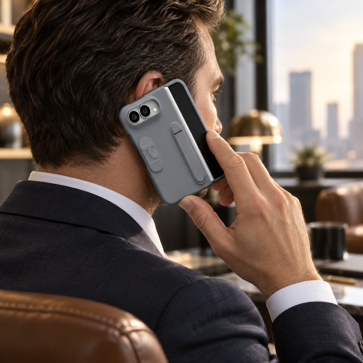 Premium iPhone Case Skin Feel Silicone Wrist Strap Kickstand Full Camera Protection Shockproof PC TPU Slim Soft Touch Protective Cover Case Design