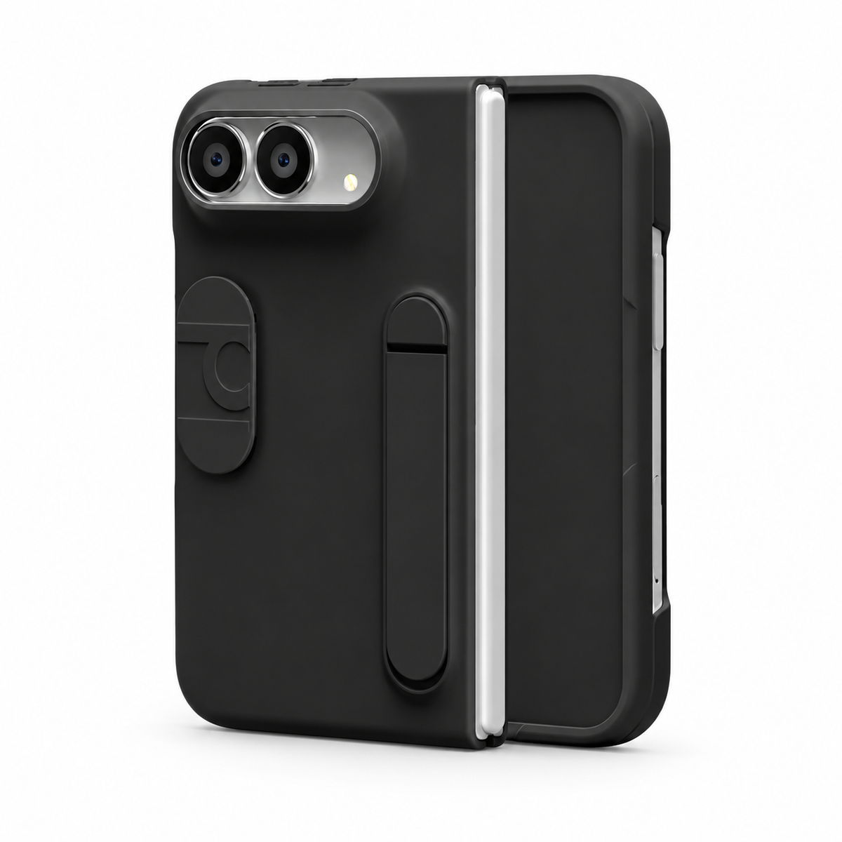 Premium iPhone Case Skin Feel Silicone Wrist Strap Kickstand Full Camera Protection Shockproof PC TPU Slim Soft Touch Protective Cover Case Design