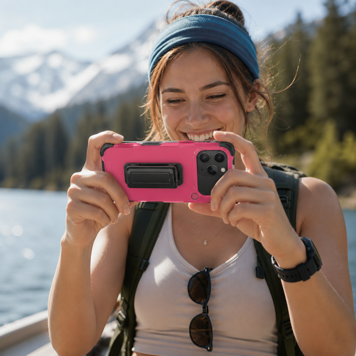 Premium iPhone Case Sliding Camera Lens Protection Shockproof Protective Cover PC TPU Anti Collision Reinforced Corners Anti Scratch Slim Full Coverage
