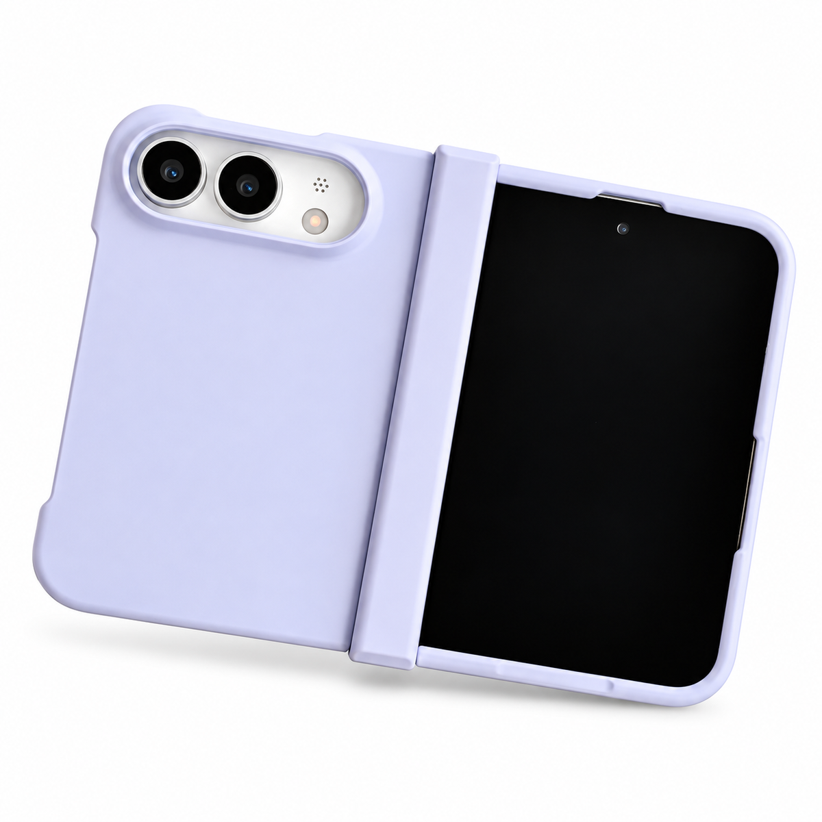 Premium iPhone Case Slim Matte Skin Feel Hinge Protection Hard PC Dual Layer Anti Scratch Non Slip Lightweight Foldable Protective Cover Case Design