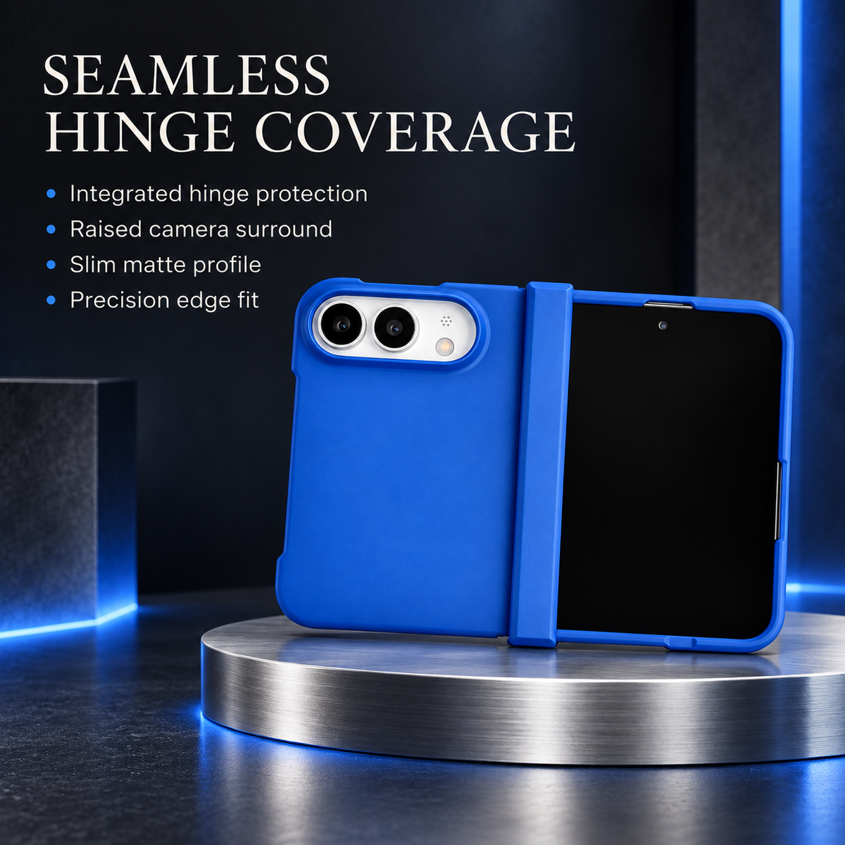 Premium iPhone Case Slim Matte Skin Feel Hinge Protection Hard PC Dual Layer Anti Scratch Non Slip Lightweight Foldable Protective Cover Case Design